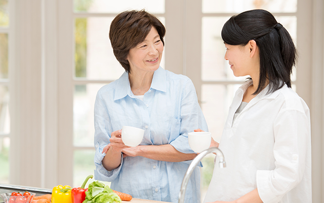 お嫁さんと仲が良いと息子さんもうれしい